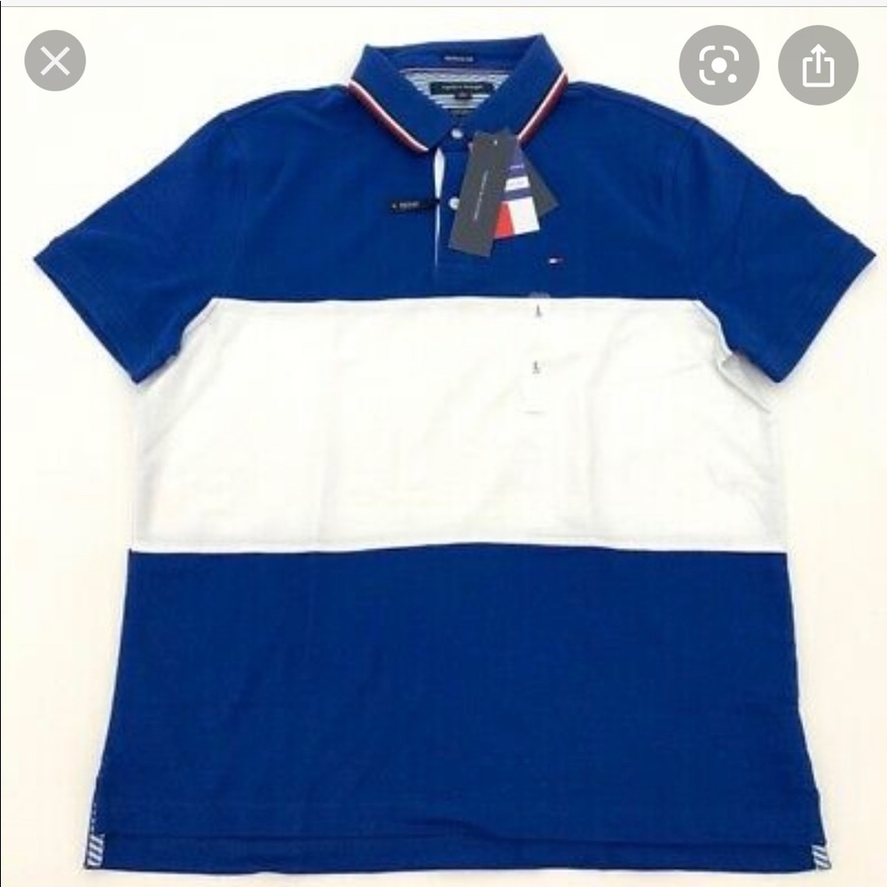 Tommy Hilfiger scuba dive color block wicking polo